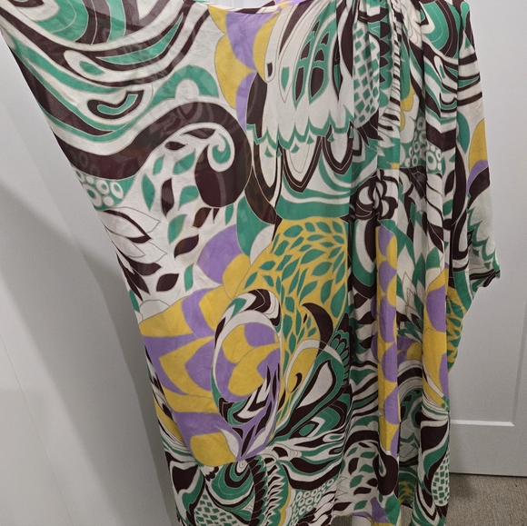 Brand New Zara Loose Fitting Kaftan/Duster Multicolored - Picture 12 of 12